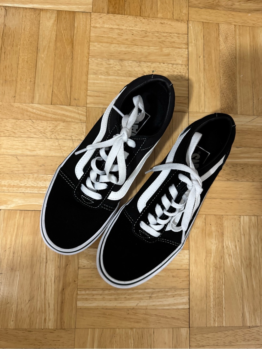 Vans Black and White Old Skool Sneakers